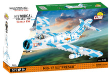 Load image into Gallery viewer, MIG-17 NATO 'FRESCO' brick plane model - COBI 2424 - 577 bricks
