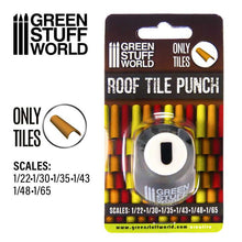 Load image into Gallery viewer, Green Stuff World: Miniature Roof Tile Punch - ModelBricks
