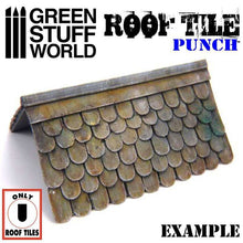 Load image into Gallery viewer, Green Stuff World: Miniature Roof Tile Punch - ModelBricks
