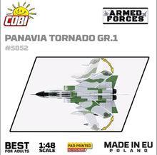Load image into Gallery viewer, Panavia Tornado GR.1 RAF brick plane model - COBI 5852 - 520 bricks - ModelBricks
