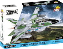 Load image into Gallery viewer, Panavia Tornado GR.1 RAF brick plane model - COBI 5852 - 520 bricks - ModelBricks
