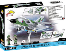 Load image into Gallery viewer, Panavia Tornado GR.1 RAF brick plane model - COBI 5852 - 520 bricks - ModelBricks
