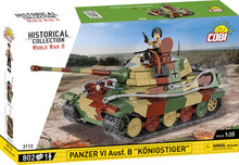 Load image into Gallery viewer, Panzer VI Ausf. B "Konigstiger" tank brick model - COBI 3113 - 802 bricks - ModelBricks

