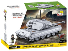 Load image into Gallery viewer, Panzerkampfwagen E-100 brick tank model - COBI 2572 - 1511 bricks
