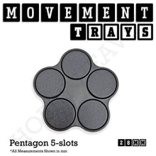 Load image into Gallery viewer, 28mm Movement Trays for Tabletop Games | Wargaming | Full Range - ModelBricks
