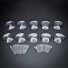 Load image into Gallery viewer, 32mm Round Flying Clear Plastic Base - ModelBricks
