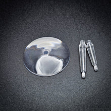 Load image into Gallery viewer, 32mm Round Flying Clear Plastic Base - ModelBricks
