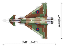 Load image into Gallery viewer, RAF Typhoon FGR4 "Gina" brick plane model - COBI 5843 - 577 bricks
