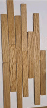Load image into Gallery viewer, 20 1:12th Scale Real Oak Reclaimed Style Floorboards 10cm Long x 1.2cm wide x 0.3cm Thick - Unvarnished - ModelBricks
