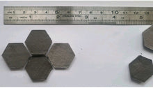 Load image into Gallery viewer, 100 1:24th or 1:12th Scale Miniature Hexagon Paving Slabs Diorama 2cmx2cm - ModelBricks
