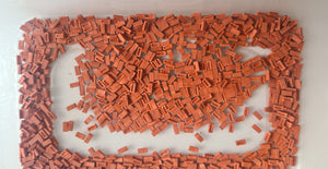 1:48th Scale 1400 Brick Red Bricks - ModelBricks
