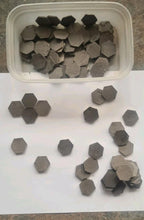 Load image into Gallery viewer, 100 1:24th or 1:12th Scale Miniature Hexagon Paving Slabs Diorama 2cmx2cm - ModelBricks
