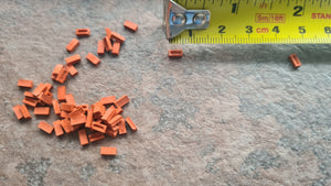 1:48th Scale 1400 Brick Red Bricks - ModelBricks