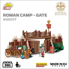 Load image into Gallery viewer, Roman Camp Gate brick model - COBI 20077 - 600 bricks
