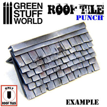 Load image into Gallery viewer, Green Stuff World: Miniature Roof Tile Punch - ModelBricks

