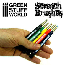 Load image into Gallery viewer, Green Stuff World: Scratch Brush Pen Set - 5pc - ModelBricks
