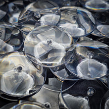 Load image into Gallery viewer, 32mm Round Flying Clear Plastic Base - ModelBricks
