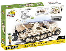 Load image into Gallery viewer, SD.KFZ.9/1 Famo Half-Track brick model - COBI 2281 - 498 bricks
