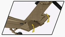 Load image into Gallery viewer, Sikorsky UH-60 Black Hawk helicopter brick model - COBI 5906 - 928 bricks - ModelBricks
