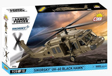 Load image into Gallery viewer, Sikorsky UH-60 Black Hawk helicopter brick model - COBI 5906 - 928 bricks - ModelBricks
