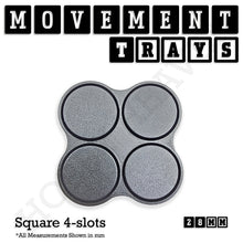 Load image into Gallery viewer, 28mm Movement Trays for Tabletop Games | Wargaming | Full Range - ModelBricks
