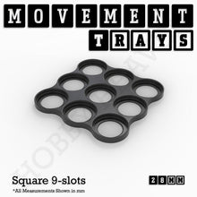 Load image into Gallery viewer, 28mm Movement Trays for Tabletop Games | Wargaming | Full Range - ModelBricks
