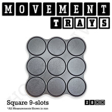 Load image into Gallery viewer, 28mm Movement Trays for Tabletop Games | Wargaming | Full Range - ModelBricks
