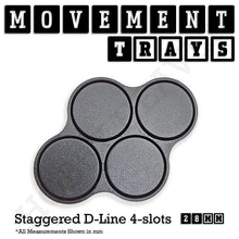 Load image into Gallery viewer, 28mm Movement Trays for Tabletop Games | Wargaming | Full Range - ModelBricks
