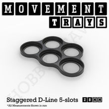 Load image into Gallery viewer, 28mm Movement Trays for Tabletop Games | Wargaming | Full Range - ModelBricks
