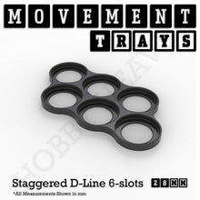 Load image into Gallery viewer, 28mm Movement Trays for Tabletop Games | Wargaming | Full Range - ModelBricks
