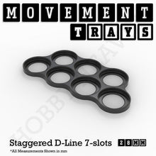Load image into Gallery viewer, 28mm Movement Trays for Tabletop Games | Wargaming | Full Range - ModelBricks
