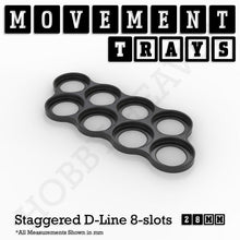 Load image into Gallery viewer, 28mm Movement Trays for Tabletop Games | Wargaming | Full Range - ModelBricks
