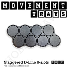 Load image into Gallery viewer, 28mm Movement Trays for Tabletop Games | Wargaming | Full Range - ModelBricks
