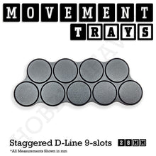 Load image into Gallery viewer, 28mm Movement Trays for Tabletop Games | Wargaming | Full Range - ModelBricks

