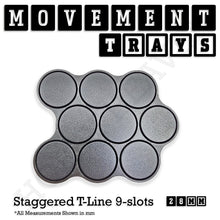 Load image into Gallery viewer, 28mm Movement Trays for Tabletop Games | Wargaming | Full Range - ModelBricks
