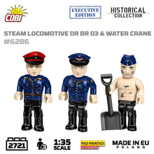 Load image into Gallery viewer, Steam Locomotive DR BR 03 &amp; Water Crane brick model - COBI 6286 - 2721 bricks
