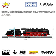 Load image into Gallery viewer, Steam Locomotive DR BR 03 &amp; Water Crane brick model - COBI 6286 - 2721 bricks

