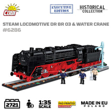 Load image into Gallery viewer, Steam Locomotive DR BR 03 &amp; Water Crane brick model - COBI 6286 - 2721 bricks

