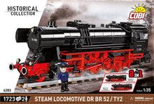 Load image into Gallery viewer, Steam Locomotive DRB Class 52/TY-2 train brick model - COBI 6283 - 1723 bricks
