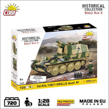 Load image into Gallery viewer, Sturmpanzer 38(t) Grille Ausf. M brick model - COBI 2665 - 720 bricks
