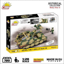 Load image into Gallery viewer, Sturmpanzer 38(t) Grille Ausf. M brick model - COBI 2665 - 720 bricks
