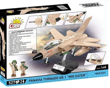 Load image into Gallery viewer, Tornado GR1 "MIG Eater" brick plane model - COBI 5854 - 527 bricks
