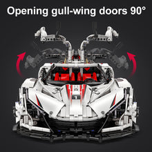 Load image into Gallery viewer, V12 Hyper Car RC brick model kit - CADA C61053W - 4449 bricks
