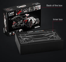 Load image into Gallery viewer, V12 Hyper Car RC brick model kit - CADA C61053W - 4449 bricks
