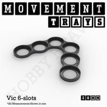 Load image into Gallery viewer, 28mm Movement Trays for Tabletop Games | Wargaming | Full Range - ModelBricks
