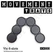 Load image into Gallery viewer, 28mm Movement Trays for Tabletop Games | Wargaming | Full Range - ModelBricks
