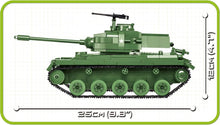Load image into Gallery viewer, M41A3 Walker Bulldog tank brick model - COBI 2239 - 625 bricks
