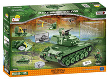 Load image into Gallery viewer, M41A3 Walker Bulldog tank brick model - COBI 2239 - 625 bricks
