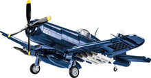 Load image into Gallery viewer, Vought F4U-4 Corsair brick plane model - COBI 2417 - 520 bricks - ModelBricks
