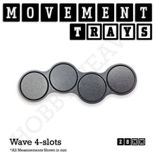 Load image into Gallery viewer, 28mm Movement Trays for Tabletop Games | Wargaming | Full Range - ModelBricks
